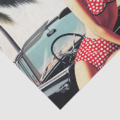 ビンテージカークラシックのピンアップ 薄葉紙 (詳細)