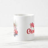 ビンテージカークリスマス コーヒーマグカップ (中央)