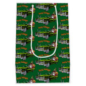 ビンテージカーサンタ ミディアムペーパーバッグ (裏面)