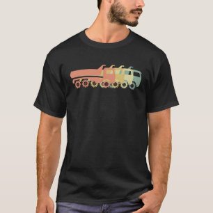 ビンテージカーダンパートラックトラックダンパーレトロトラック Tシャツ