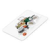 ビンテージカーパンプキンハーベスト マグネット (左側)