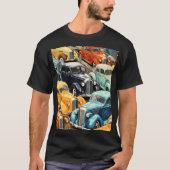ビンテージカー柄 Tシャツ (正面)