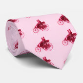 ビンテージカー集まり、赤いピンク ネクタイ (ロール)