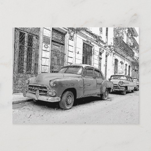 ビンテージカー ポストカード (正面)