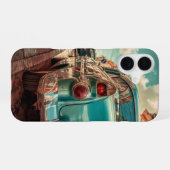 ビンテージカー iPhone 16ケース (裏面横)