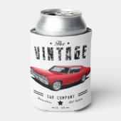 ビンテージカーco chevelle 缶クーラー (缶正面)