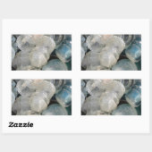 ビンテージガラス絶縁体 長方形シール (シート)