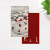 ビンテージクリスビクトリアンマス氷上選手オンポンド (デスク)