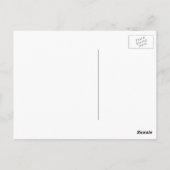 ビンテージクリスマスありがとう ポストカード (裏面)