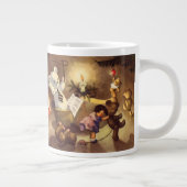 ビンテージクリスマスおもちゃ、ダンシングドール、テディベア ジャンボコーヒーマグカップ (右)