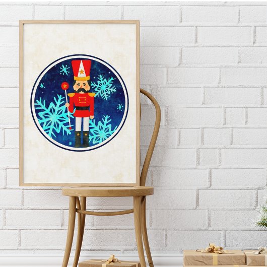 ビンテージクリスマスくるみ割り ポスター