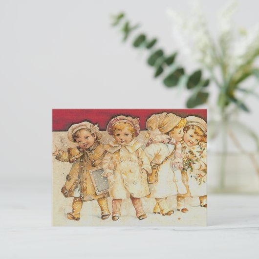 ビンテージクリスマスはがき シーズンポストカード (スタンド正面)