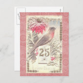 ビンテージクリスマスはがき シーズンポストカード (正面/裏面)