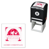 ビンテージクリスマスはゴム印を願う セルフインキングスタンプ (インサイチュ)
