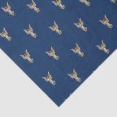 ビンテージクリスマスエンジェルダークブルーホリデー 薄葉紙 (詳細)