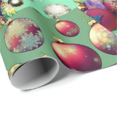 ビンテージクリスマスオーナメントサンプラー ラッピングペーパー (ロールコーナー)