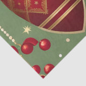 ビンテージクリスマスオーナメントティッシュペーパー 薄葉紙 (詳細)