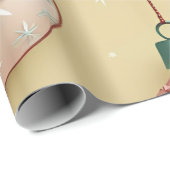 ビンテージクリスマスオーナメントホリデイ ラッピングペーパー (ロールコーナー)