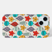 ビンテージクリスマスオーナメントホリデイ Case-Mate iPhoneケース (裏面 (横))