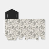 ビンテージクリスマスオーナメントホリデーテント フェイバーボックス (折り畳みなし)