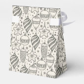 ビンテージクリスマスオーナメントホリデーテント フェイバーボックス (裏面サイド)