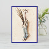 ビンテージクリスマスカスタマイズストッキング シーズンカード (スタンド正面)