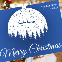 ビンテージクリスマスカーエレガントド シーズンカード