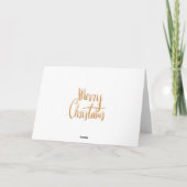 ビンテージクリスマスカードのサンタクロース カード (裏面)
