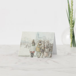 ビンテージクリスマスカード冬の王(1766) シーズンカード