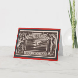 ビンテージクリスマスカード1890 シーズンカード
