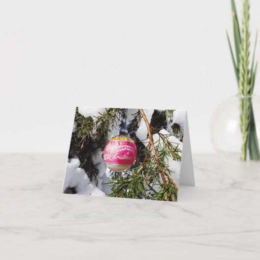 ビンテージクリスマスカード カード (正面)