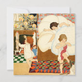 ビンテージクリスマスカード |クリスマスのお子様 シーズンカード (正面)