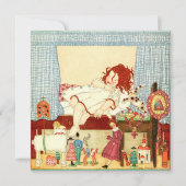 ビンテージクリスマスカード |クリスマスモーニングオモチャ シーズンカード (正面)