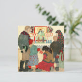 ビンテージクリスマスカード |クリスマス祈りの言葉 シーズンカード (スタンド正面)