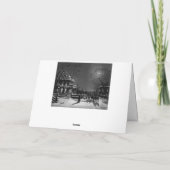 ビンテージクリスマスカード サンキューカード (裏面)