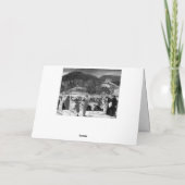 ビンテージクリスマスカード サンキューカード (裏面)