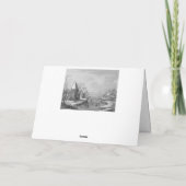 ビンテージクリスマスカード サンキューカード (裏面)