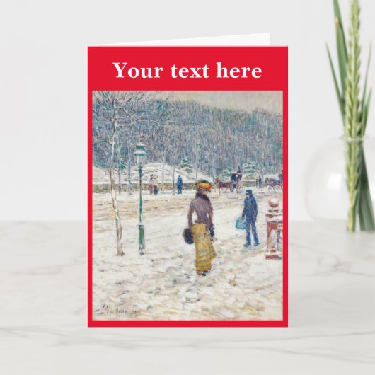 ビンテージクリスマスカード サンキューカード (正面)