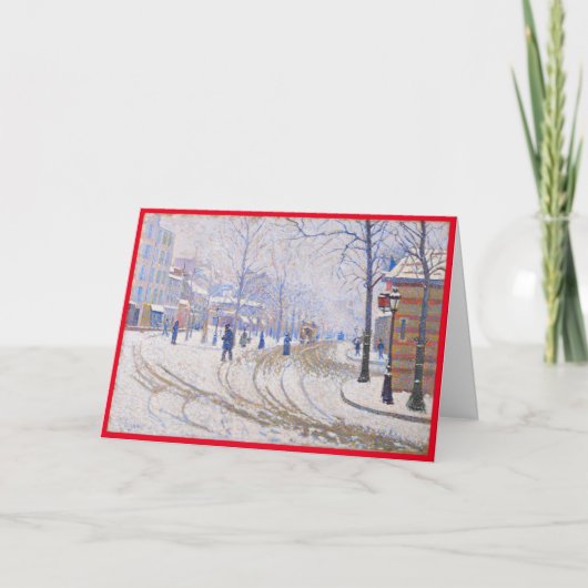 ビンテージクリスマスカード サンキューカード (正面)