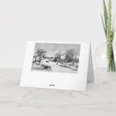 ビンテージクリスマスカード サンキューカード (裏面)