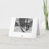 ビンテージクリスマスカード サンキューカード (裏面)