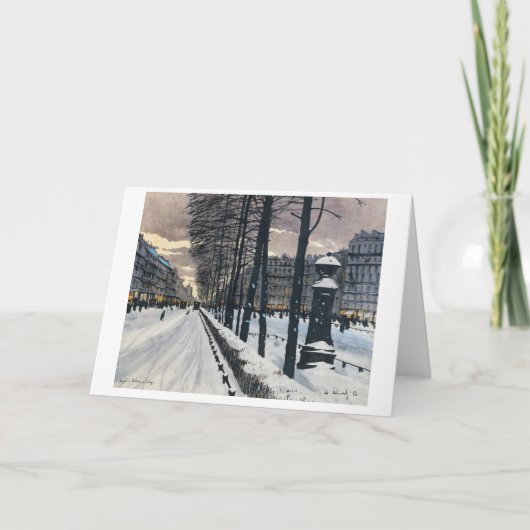 ビンテージクリスマスカード サンキューカード (正面)