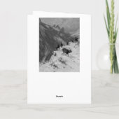 ビンテージクリスマスカード サンキューカード (裏面)