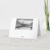 ビンテージクリスマスカード サンキューカード (裏面)