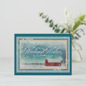 ビンテージクリスマスカード シーズンカード (スタンド正面)