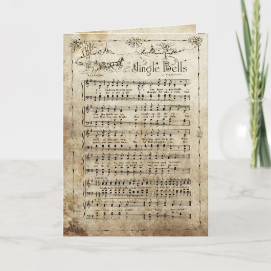 ビンテージクリスマスカード シーズンカード (正面)