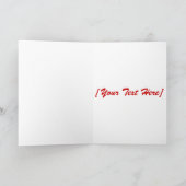 ビンテージクリスマスカード シーズンカード (内部)