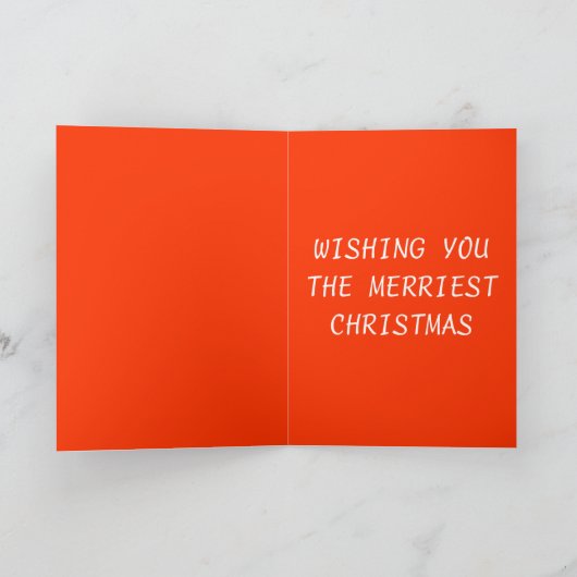 ビンテージクリスマスカード シーズンカード (内部)