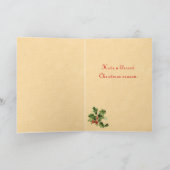 ビンテージクリスマスカード シーズンカード (内部)