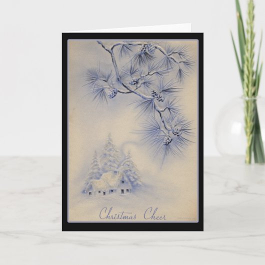 ビンテージクリスマスカード シーズンカード (正面)